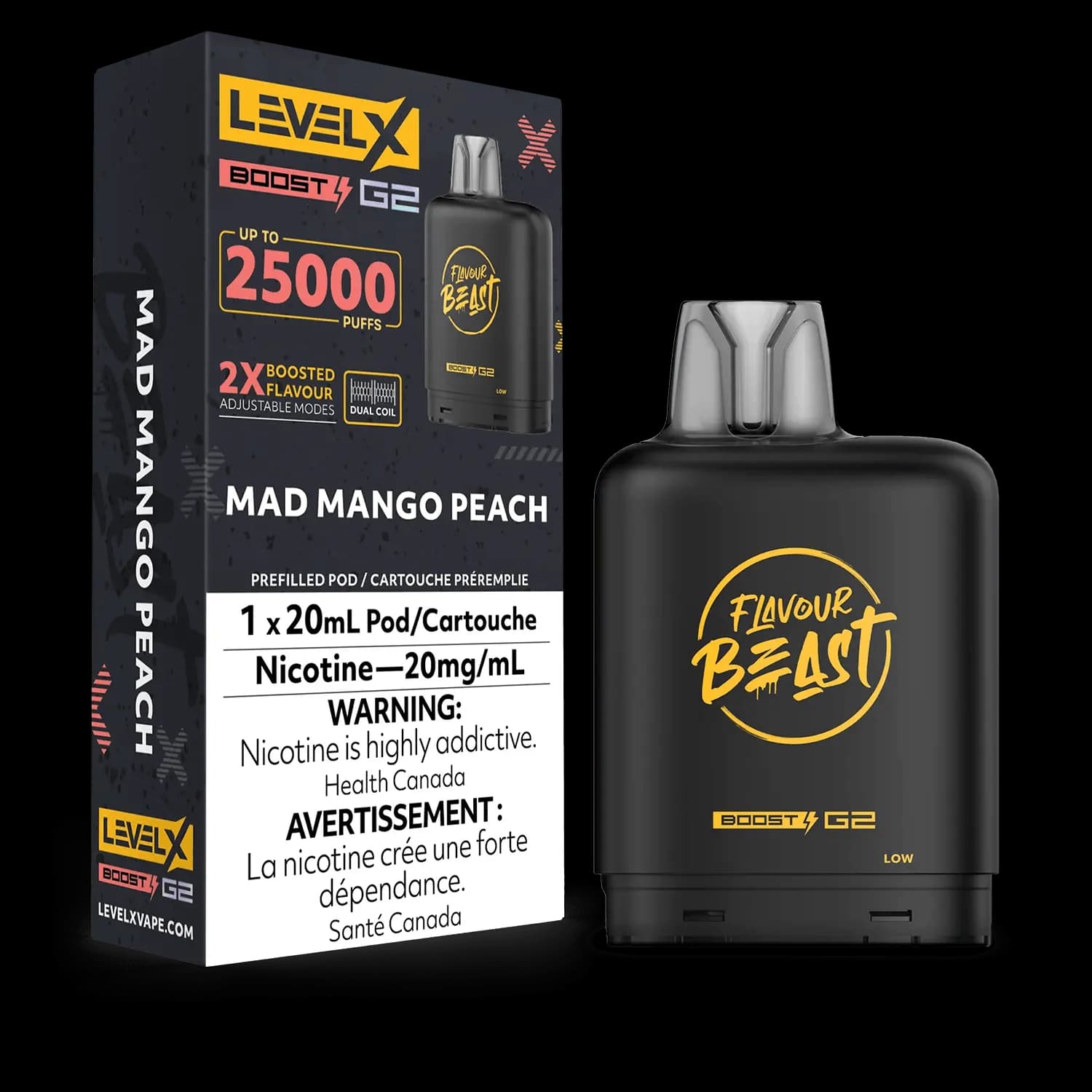 Flavour Beast 25K — Mad Mango Peach